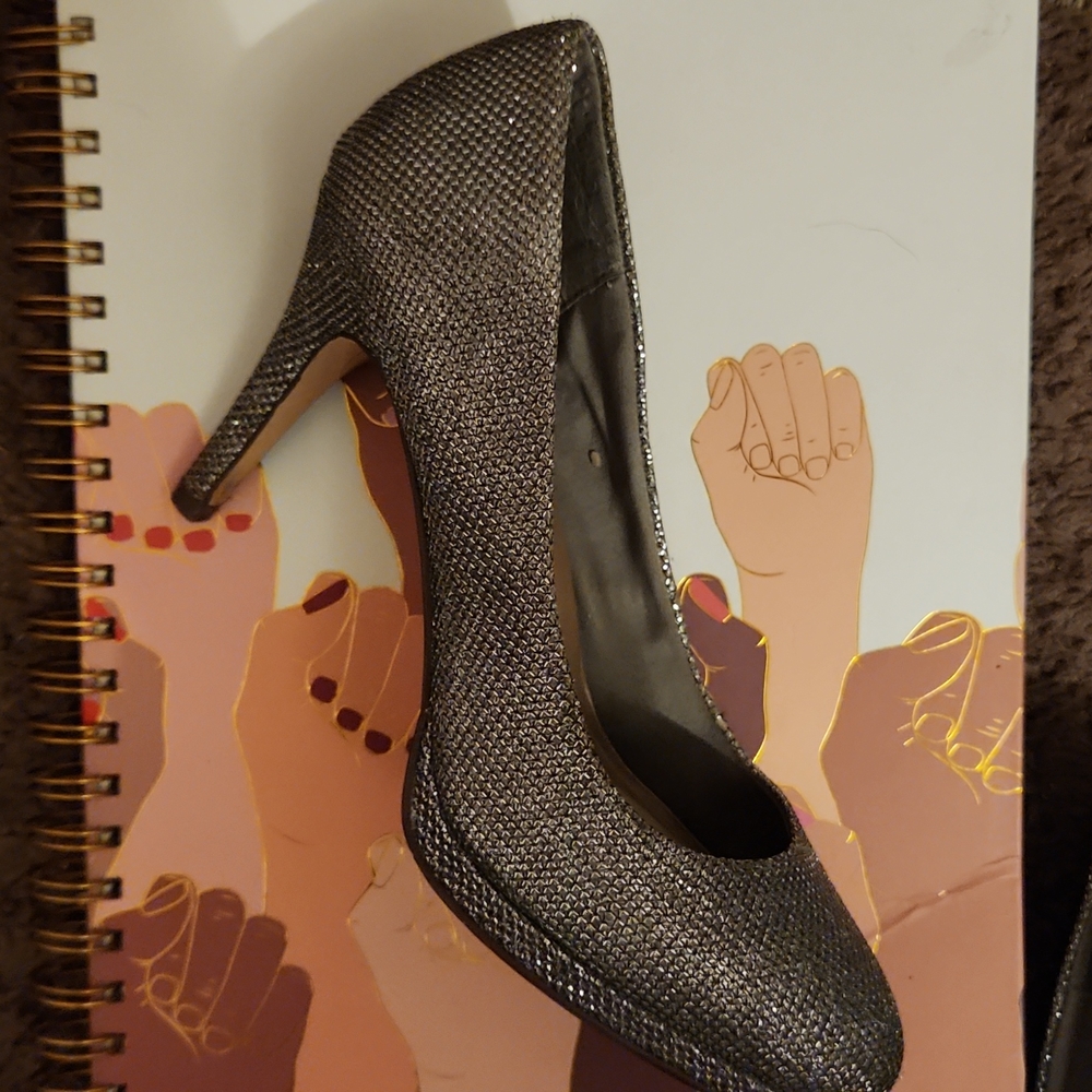 Style&Co silver heels size 6.5